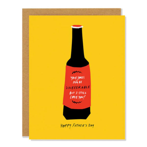 Badger & Burke Father's Day Card - UnBEERable Jokes