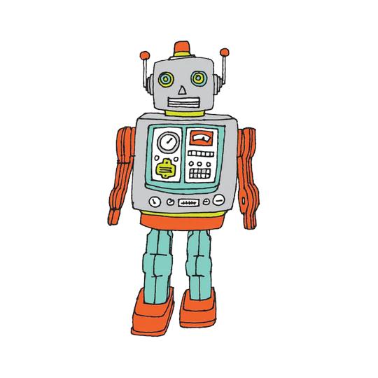 Tattly Temporary Tattoos 2pk - Robot