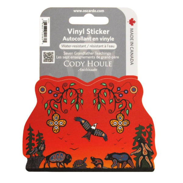 Oscardo Vinyl Sticker - Cody Houle: Seven Grandfather Teachings