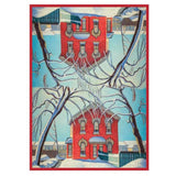 Oscardo Microfibre Towel - Lawren Harris: Red House in Winter