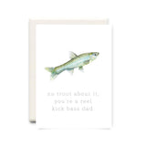 Inkwell Greeting Card - No Trout About It