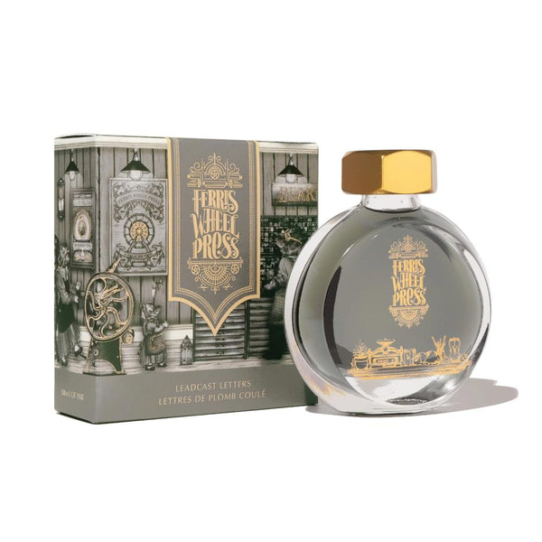 Ferris Wheel Press Bottled Ink - 38ml Leadcast Letters