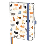 Art File A5 Lined Notebook - Cats