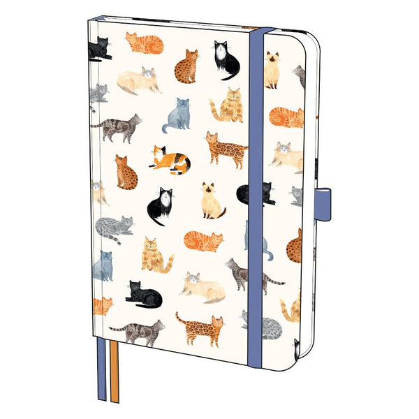 Art File A5 Lined Notebook - Cats