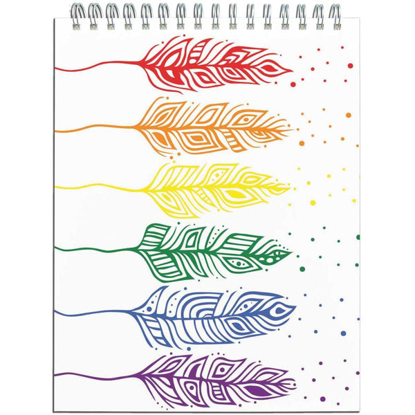 Indigenous Collection Coilbound Sketchbook - Patrick Hunter: Pride Feathers