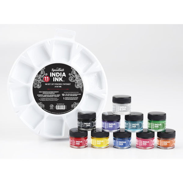 Speedball India Inks 10pk