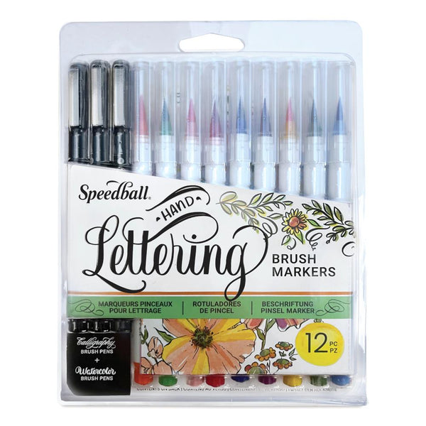 Speedball Hand Lettering 12pc Set