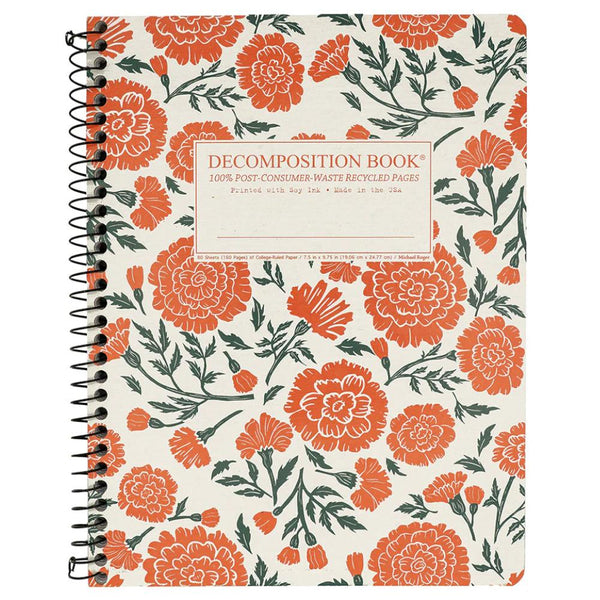 Decomposition Notebook, Coilbound - Marigolds