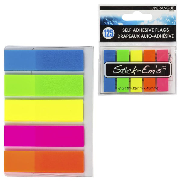 Merangue Stick Em's Neon Page Flags 125pk
