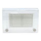 Merangue Index Card Box Set, 3x5" Clear