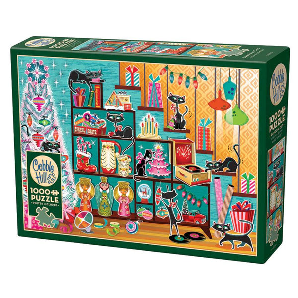 Cobble Hill 1000pc Puzzle - Christmas Cats