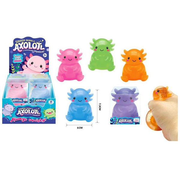 Squish Bubble Axolotl Toy
