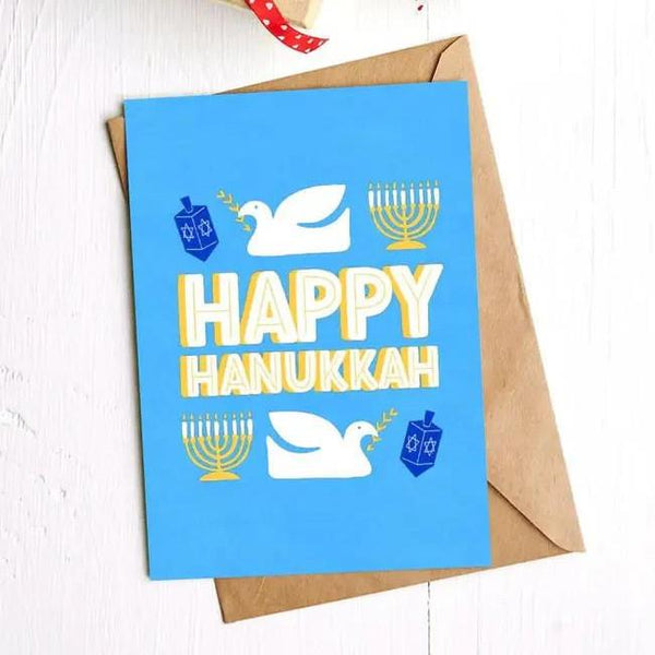 Big Moods Greeting Card - Happy Hanukkah