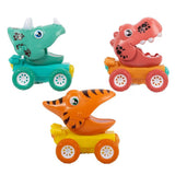 CTG Dinosaur World Press & Go Dino Cars, Assorted