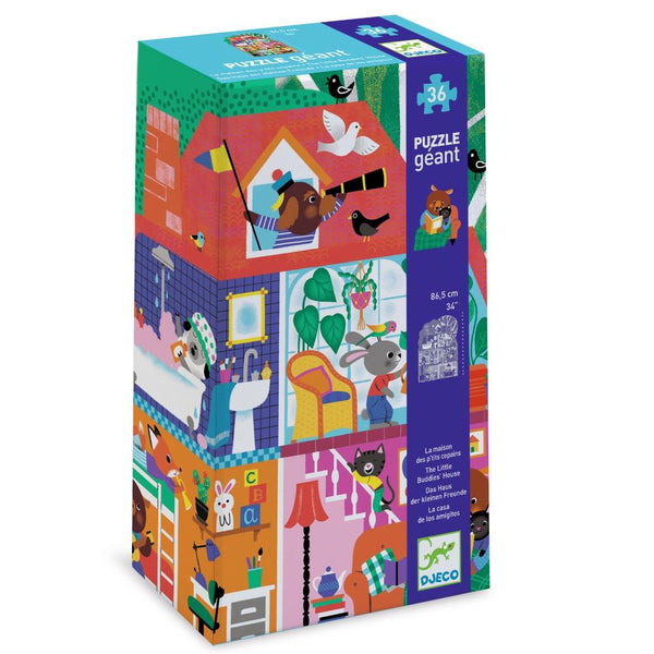 Djeco 36pc Giant Puzzle - The Little Buddies' House