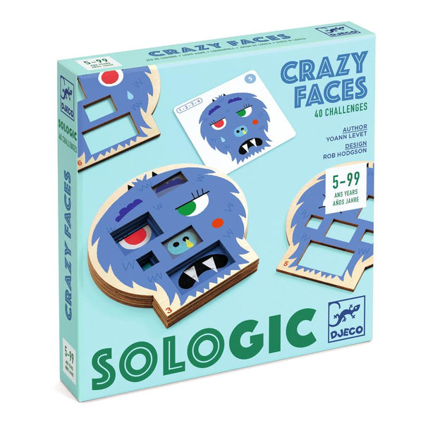 Djeco Sologic Game - Crazy Faces