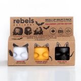 Rebels Refinery Skull Lip Balm 3pk - Halloween Limited Edition