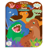 The Piggy Story Dry Erase Reusable Colouring Book with Stickers - Dinosaur