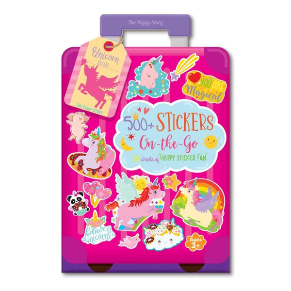 The Piggy Story 500+ Stickers On-The-Go - Unicorn Sqaud