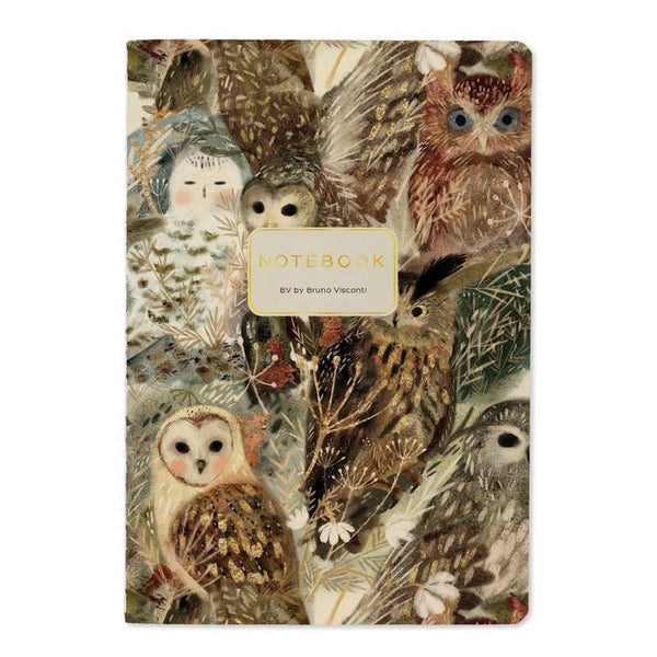 Bruno Visconti A5 Notebook - Owls
