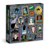 Galison 500pc Foil Puzzle - Spooky Portraits