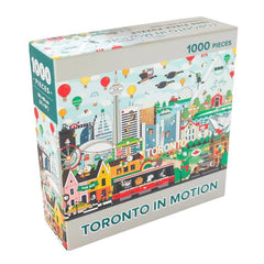 Arcadia 1000pc Puzzle - Toronto In Motion – Midoco Art & Office