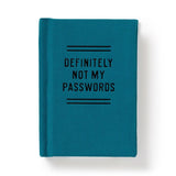 Brass Monkey Password Diary - Definitely Not My Passwords