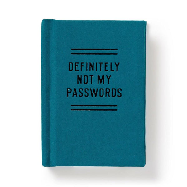 Brass Monkey Password Diary - Definitely Not My Passwords
