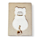 Victoria's Journals Cat Diary - Beige