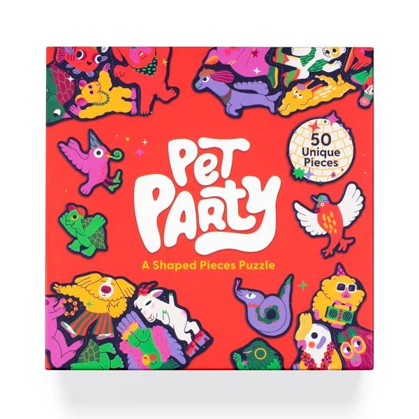 Laurence King 50pc Shaped Puzzle - Pet Party