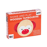 Petit Collage Shake and Play: Wooden Tambourine