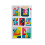 Four Bears Sticker Pack - Geometric Cactus