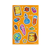 Four Bears Sticker Pack - School Tools