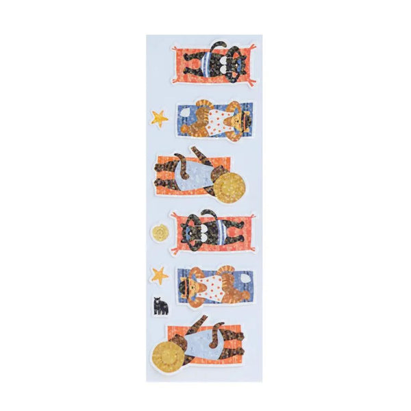 Four Bears Sticker Pack - Sun Cats