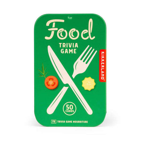 Kikkerland Trivia Game - Food
