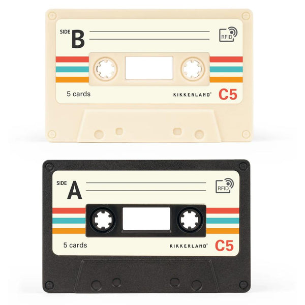 Kikkerland Pop-Up Card Holder - Cassette, Assorted
