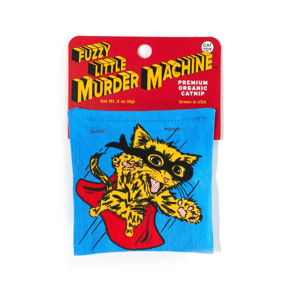 Blue Q Organic Catnip Cat Toy - Fuzzy Little Murder Machine