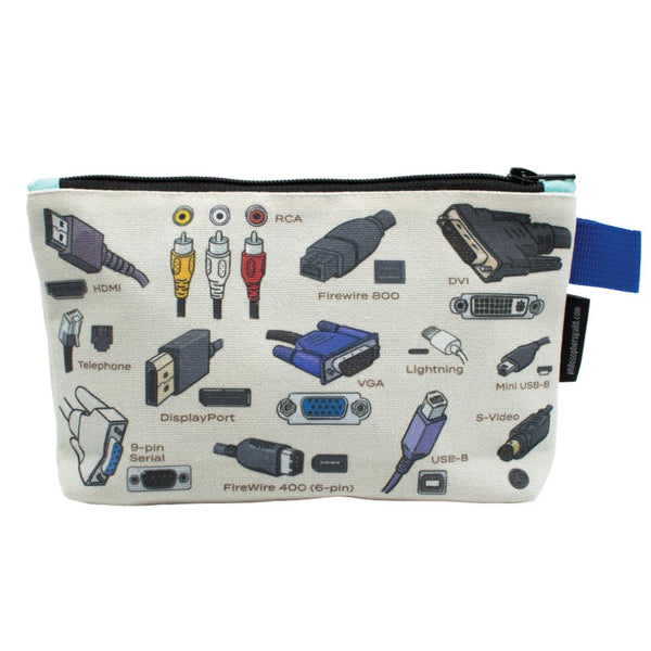 Unemployed Philosophers Guild Zipper Pouch - Cables & Ports