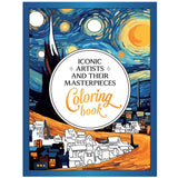 Iconic Artists & Their Masterpieces Colouring Book by Vicky Benaim