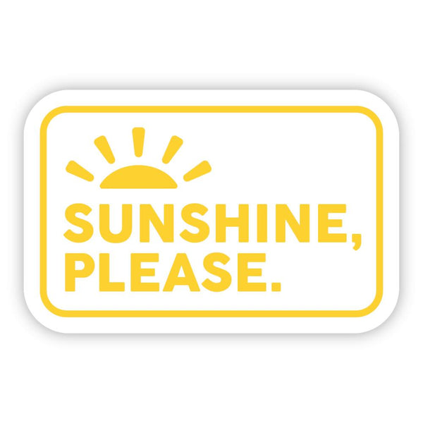 Stickers Northwest Vinyl Sticker - Sunshine Please