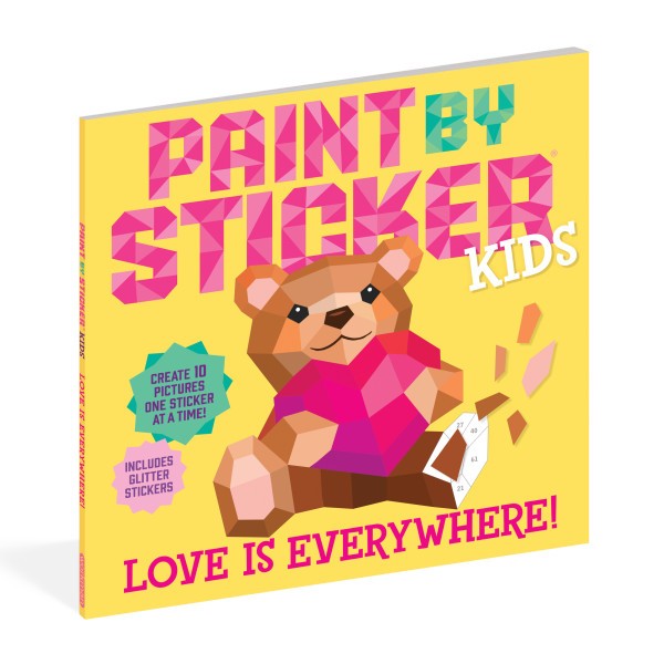 Workman Paint By Sticker Kids Book - Love is Everywhere!