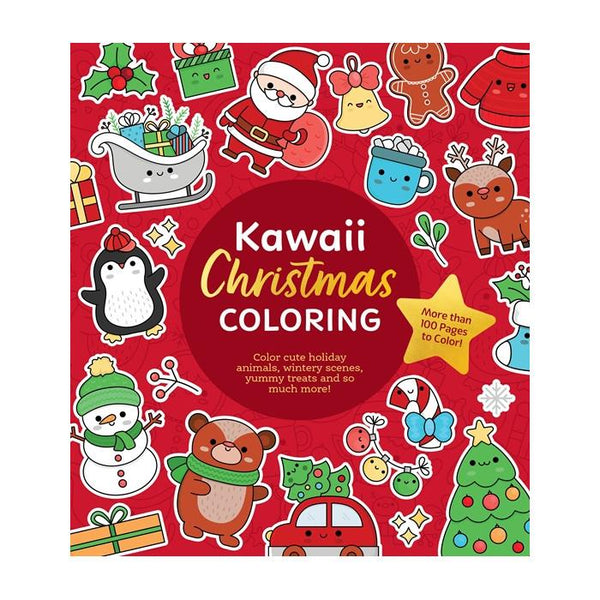 Chartwell Books Kawaii Christmas Coloring Book