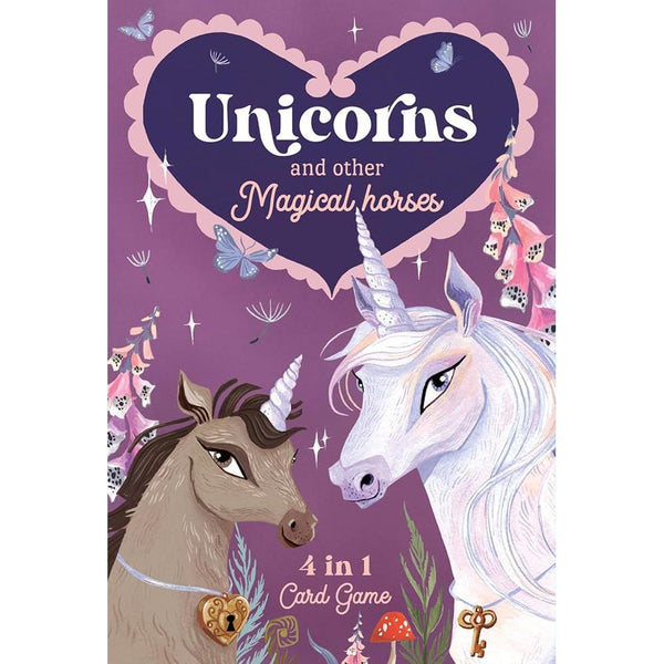 Unicorns & Other Magical Horses: 4-in-1 Card Game