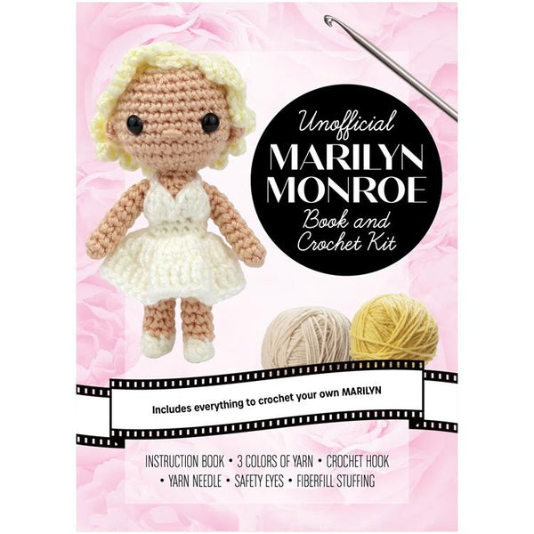 The Unofficial Marilyn Monroe Crochet Kit & Book by Kati Gálusz