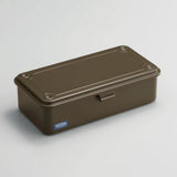 Toyo Steel Trunk Shape Toolbox T-190 Military Green