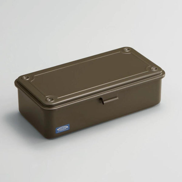 Toyo Steel Trunk Shape Toolbox T-190 Military Green