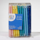 Rite Lite Deluxe Hanukkah Candles 90pk Value Pack, Assorted Colours