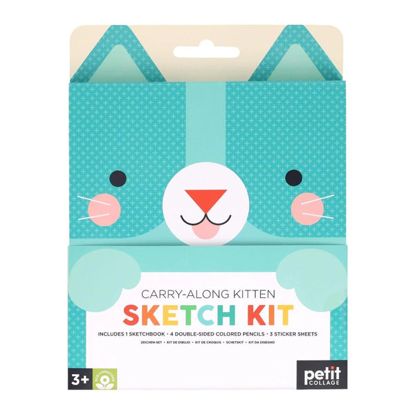 Petit Collage Carry-Along Kitten Sketch Kit
