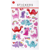 CTG Foil Embossed Stickers - Dinosaurs and Hearts