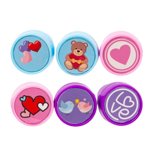 CTG Self-Inking Stamp Set 6pk Hearts & Love